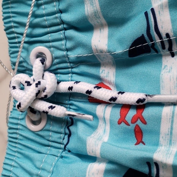 LIZENS UPF 50+ Quick Dry Swim Trunks in an Ocean Theme Size 2-3T - Picture 6 of 9